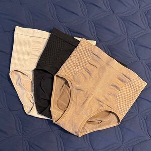 Skinnygirl Shapewear Set in Black, Cream, and Tan